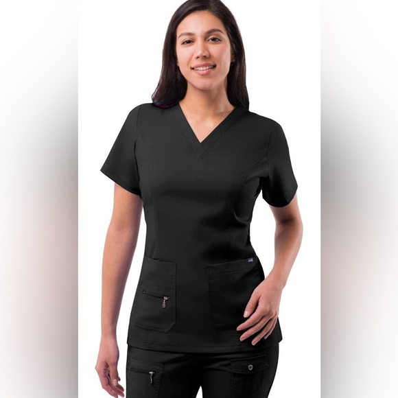 Adar Pro Elevated V-Neck Scrub Top NWOT Size XS - Picture 1 of 10